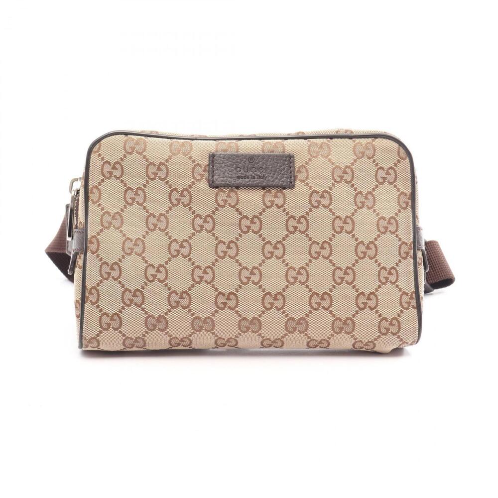 GUCCI Brown Leather Fanny Pack